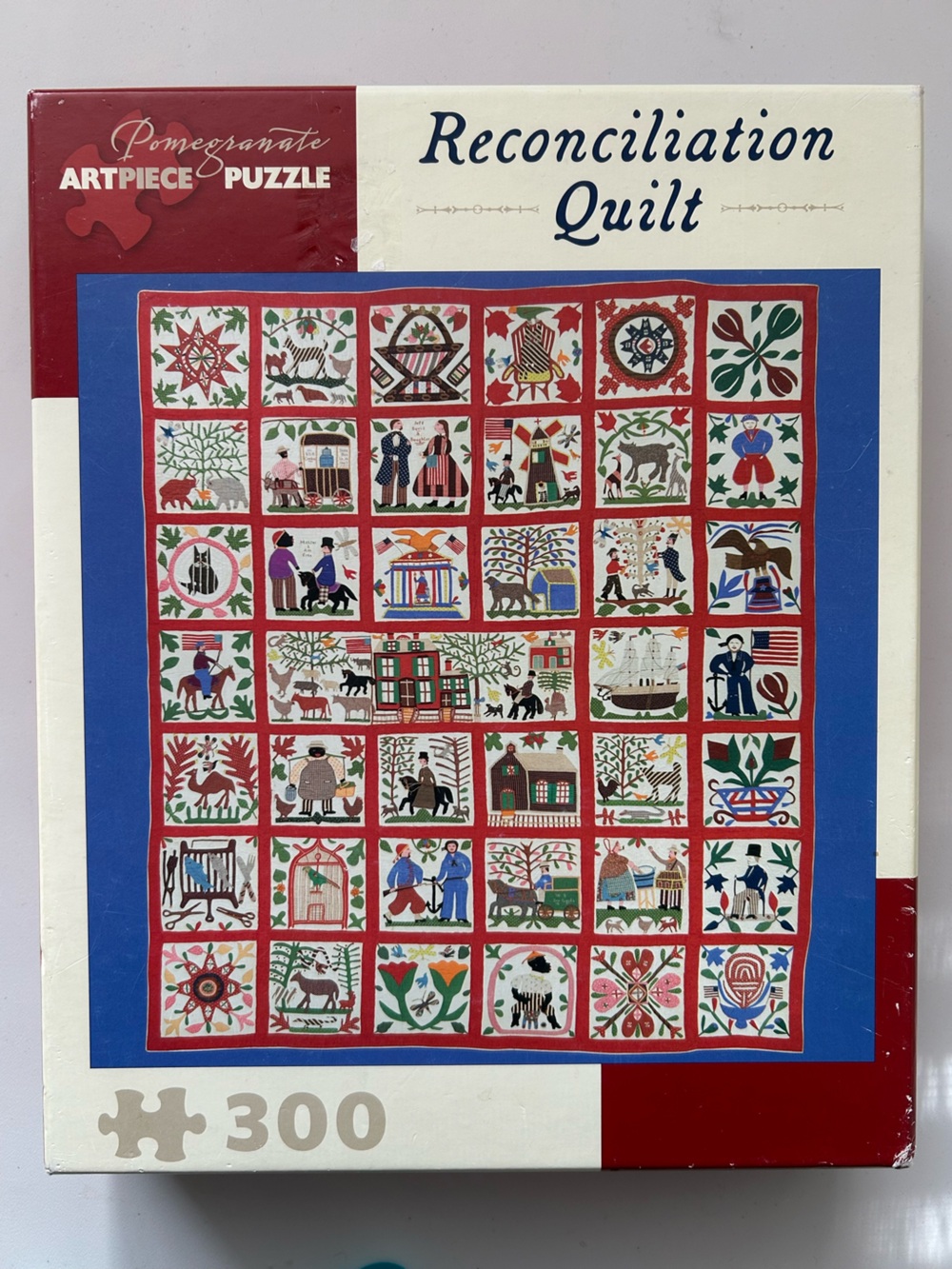 Pomegranate Artpiece Reconciliation Quilt 300-Piece Puzzle